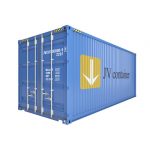 40 ft DC shipping container (20 ft Dry Cube sea container) side view | jvcontainer.com - buy / rent shipping containers, sea containers