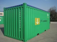 20 ft Open Top Container (20 ft Opentop container) - side view | jvcontainer.com - shipping containers, ISO containers at best price